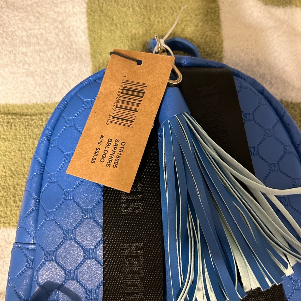 Steve Madden blue mini backpack - Picture 3 of 3